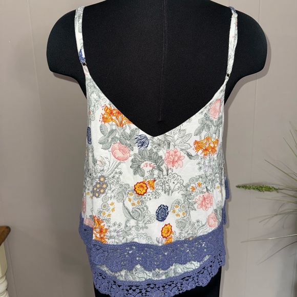 Anthropologie Floreat Lace Trim Cami - Picture 9 of 13